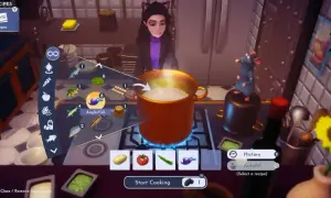 Recette de baudroie grillée à la poêle dans Disney Dreamlight Valley
