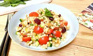 Recette de salade de pâtes perles : facile, fraîche et savoureuse