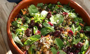 Recette authentique de salade de lentille marocaine pleine de saveurs