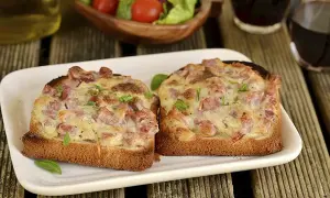 Recette simple de tartine grillée au four pour un repas savoureux