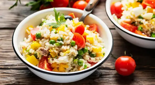 Recette facile de salade de riz aux thon pour des repas légers