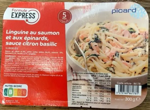 Pâtes aux fruits de mer Picard : saveurs, calories et avis clients